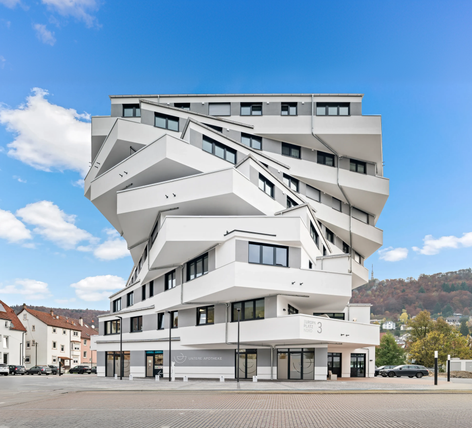 Gebäude am Europaplatz in Albstadt